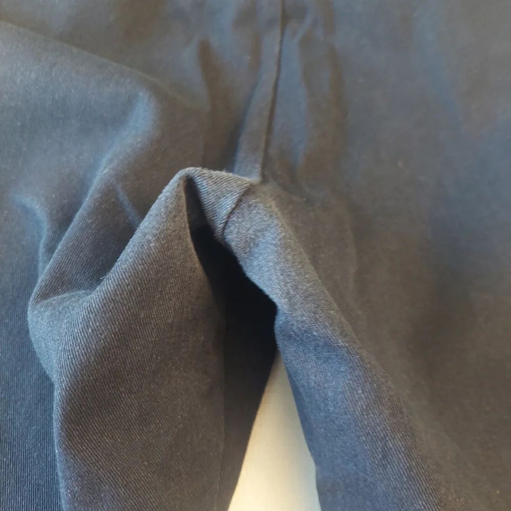 Dickies 874 Original Fit Navy Blue Uniform Pleated Straight Work Pants Sz 34x34
